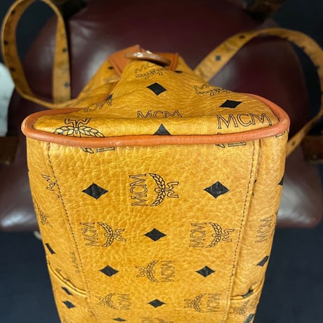 激レア TISA PHENOMENON × MCM トリプルネームモノグラム柄トートバッグ コニャック