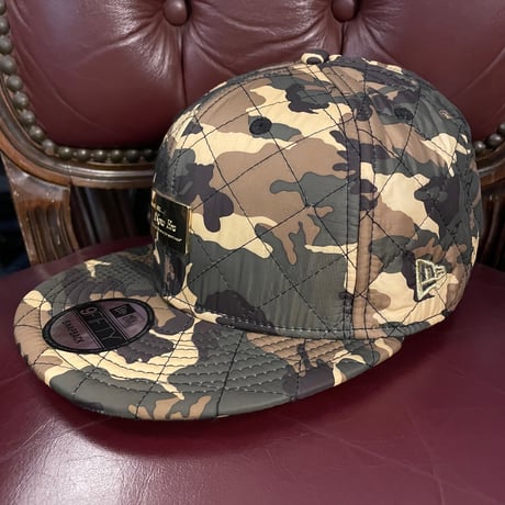 NEW ERA 9FIFTY 迷彩柄キルティングスナップバックキャップ 迷彩 Fサイズ