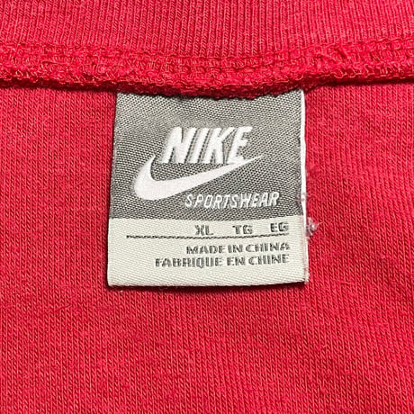 NIKE スウェットトラックジャケット レッド XLサイズ