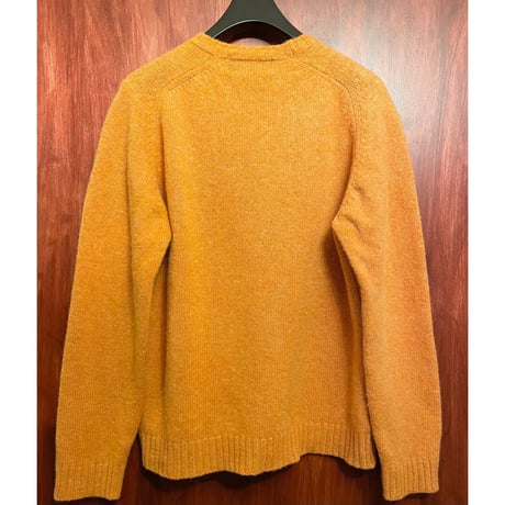 MADE IN SCOTLAND製 SHIPS KNITWEAR ウールセーター オレンジ Mサイズ