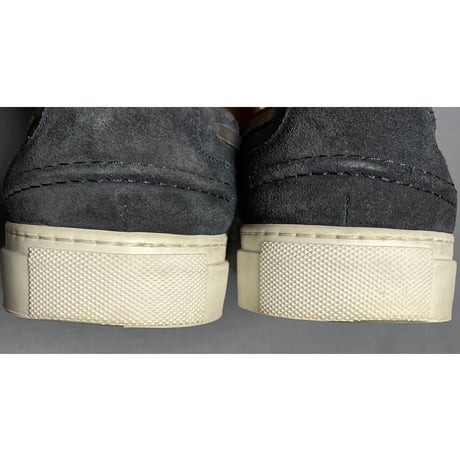 MADE IN ITALY製 BARNEYS NEWYORK タッセル付きスウェードスリッポン ネイビー 42サイズ