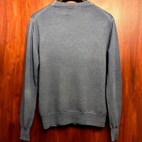 MADE IN ITALY製 Cruciani ウールカーディガン ネイビー 46サイズ