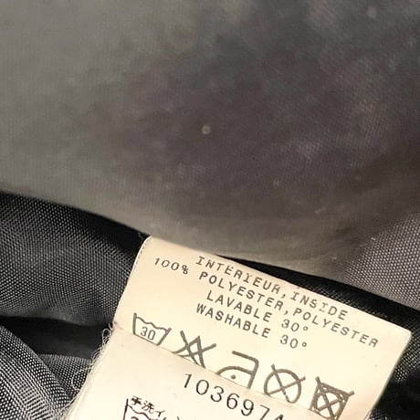 MADE IN MOROCCO製 agnes b SPORT 中綿フルジップジャケット グレイッシュブルー Mサイズ