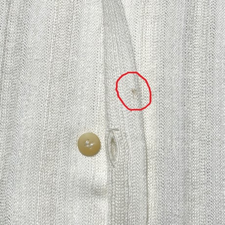 MADE IN ITALY製 Ermenegildo Zegna 半袖リネンコットンシャツ 生成り XS/46サイズ