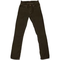 MADE IN ITALY製 nudie Jeans オーガニックコットンコーデュロイパンツ ダークブラウン W28-L32サイズ