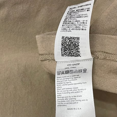 MADE IN USA製 Champion T1011 長袖Tシャツ ブラウン Lサイズ