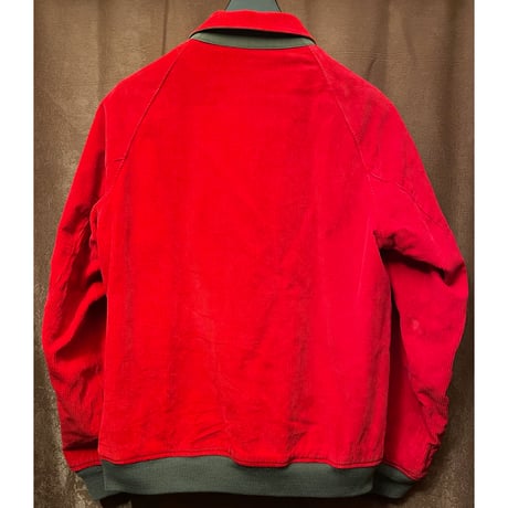 GANT The Rugger リバーシブルフルジップジャケット カーキ×レッド Mサイズ