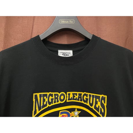 MADE IN USA製 N'FINITI DESIONZ NEGRO LEAGUES プリントTシャツ ブラック Lサイズ