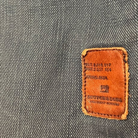 RECOLOURED ARMY From SCOTCH & SODA ダンガリーツイルジャケット インディゴ Sサイズ