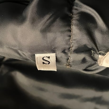 MADE IN ITALY製 BARNEYS NEWYORK フルジップ中綿ジャケット ダークグリーン Sサイズ