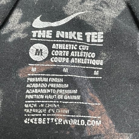 ▲訳あり商品▲ THE NIKE TEE 総柄Tシャツ ブラック Mサイズ