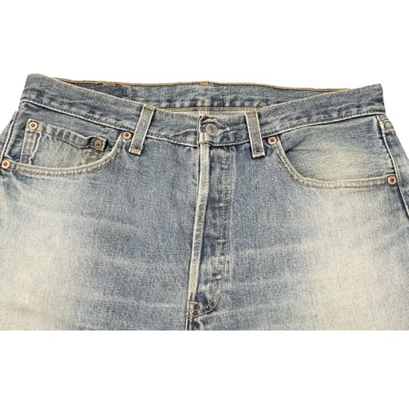 MADE IN USA製 LEVI'S 501 デニムパンツ ライトインディゴ W33×L30サイズ