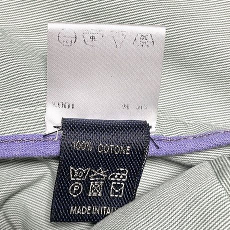 MADE IN ITALY製 BARNEYS NEWYORK コットンジャケット グリーン 50サイズ 本切羽仕様