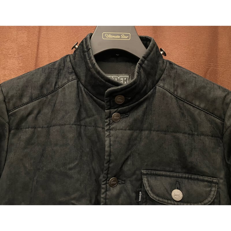 MADE IN JAPAN製 NITROW 中綿ダウンジャケット ブラック XS MADE IN JAPAN製 NITROW 中綿ダウンジャケット ブラック XS