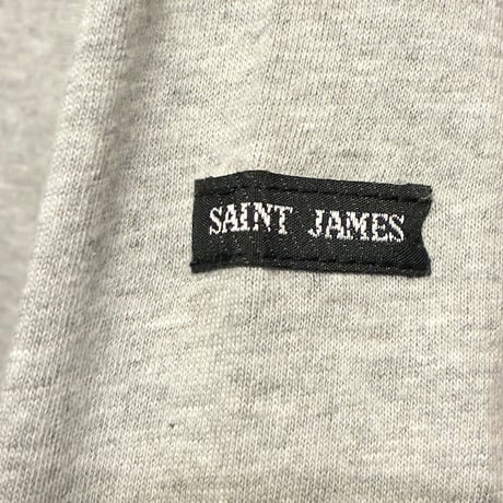 MADE IN FRANCE製 SAINT JAMES 七分袖Tシャツ グレー Mサイズ