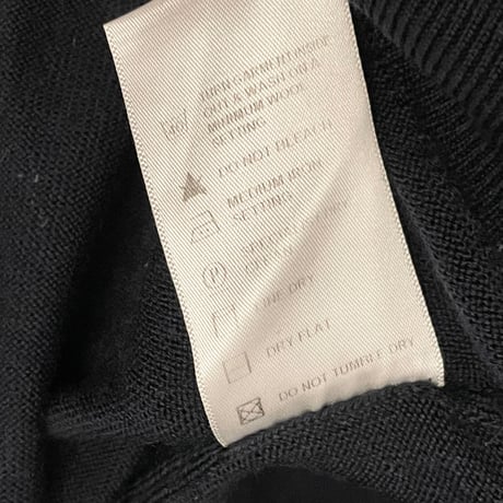 ▲訳あり商品▲ MADE IN GREAT BRITAIN製 JOHN SMEDLEY メリノウールカーディガン ネイビー Sサイズ