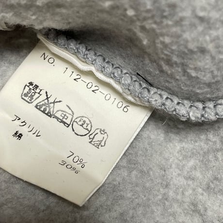 【SHIPS取り扱い】MADE IN UK製 Collect London 裏起毛フルジップパーカー グレー Mサイズ