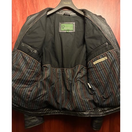 ▲訳あり商品▲ HIDEPARK .co.uk 本革 レザーシングルライダースジャケット ダークブラウン Sサイズ