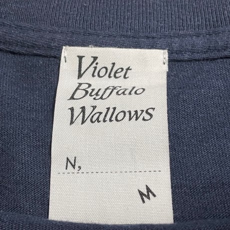 MADE IN JAPAN製 Violet Buffalo Wallows 半袖Tシャツ ネイビー Mサイズ