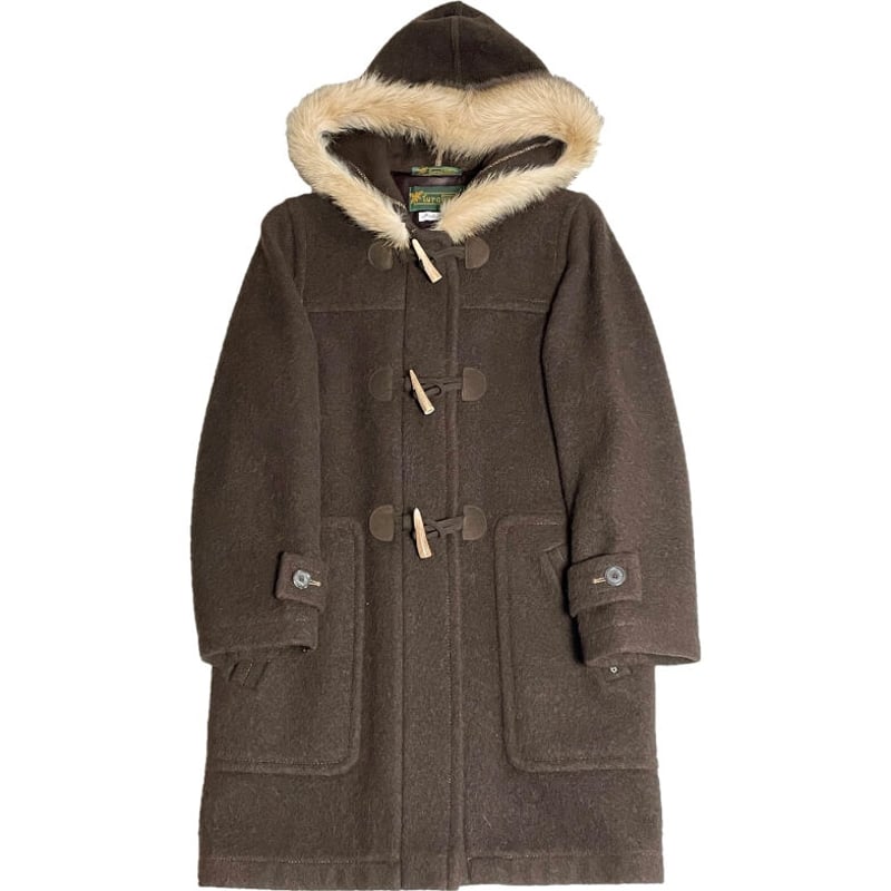 MADE IN ITALY製 tyroland ダッフルファーコート ブラウン | Ultim