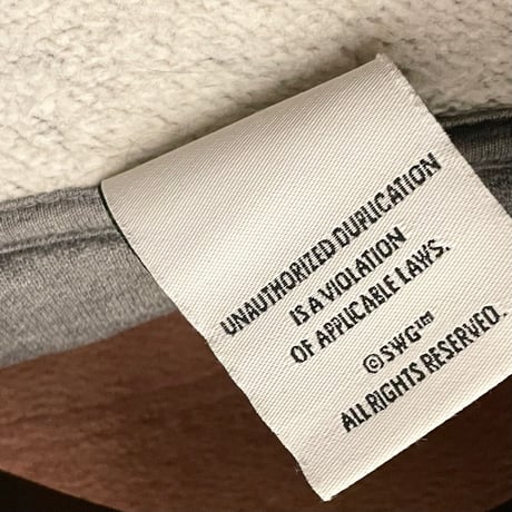 ▲訳あり商品▲ SWAGGER × Coca Cola コラボレーションプルオーバーパーカー グレー Lサイズ