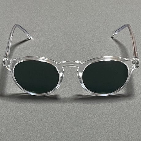 展示品渡し ★新品★ MADE IN ITALY製 SARAGHINA SVEVA 13-LGE2 サングラス クリア ブラックレンズ