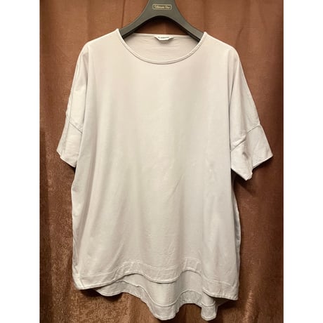 MADE IN BELGIUM製 FLAMAND オーバーサイズ バルーンTシャツ ライトグレー 5サイズ