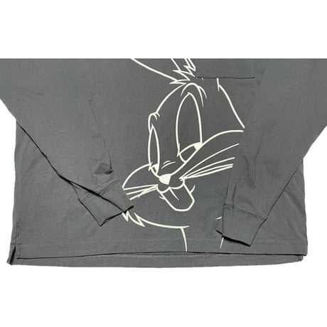 【ベイクルーズ取り扱い】タグ付き KITH × LOONEY TUNES BUGS BUNNY コラボレーション長袖Tシャツ シャーク Mサイズ