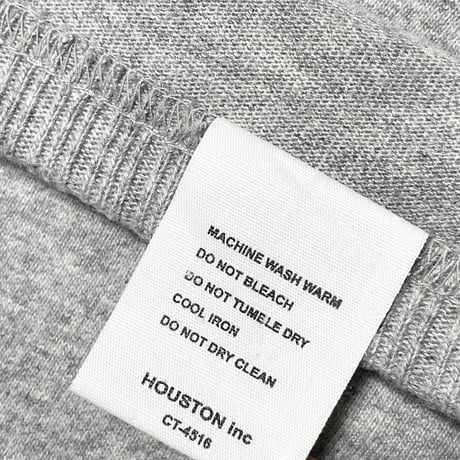 HOUSTON 長袖Vガゼットカットソー グレー Mサイズ