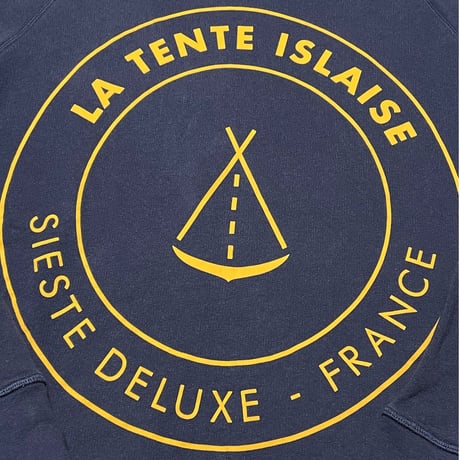MADE IN EUROPE製 LA TENTE ISLAISE プルオーバーパーカー ネイビー Mサイズ