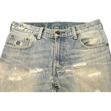 LEVI'S 505 ダメージデニムパンツ ライトインディゴ W29×L32サイズ