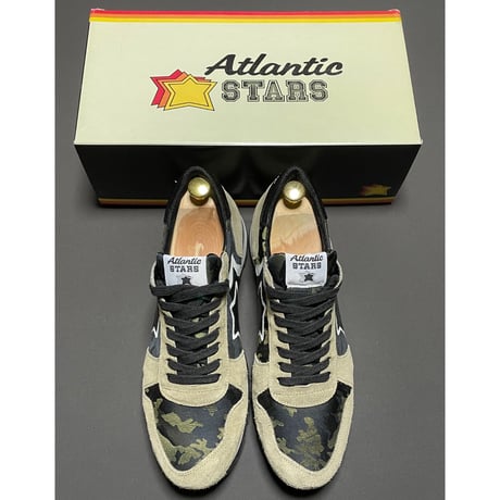 箱付き MADE IN ITALY製 Atlantic Stars SIRIUSモデルスニーカー 迷彩 46/28.5~29cmサイズ