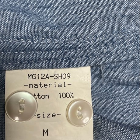 MADE IN JAPAN製 MISTERGENTLEMAN ツートンチェックシャツ Mサイズ