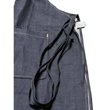 ★新品★ LEVI'S 首かけノンウォッシュデニムエプロン インディゴ Fサイズ