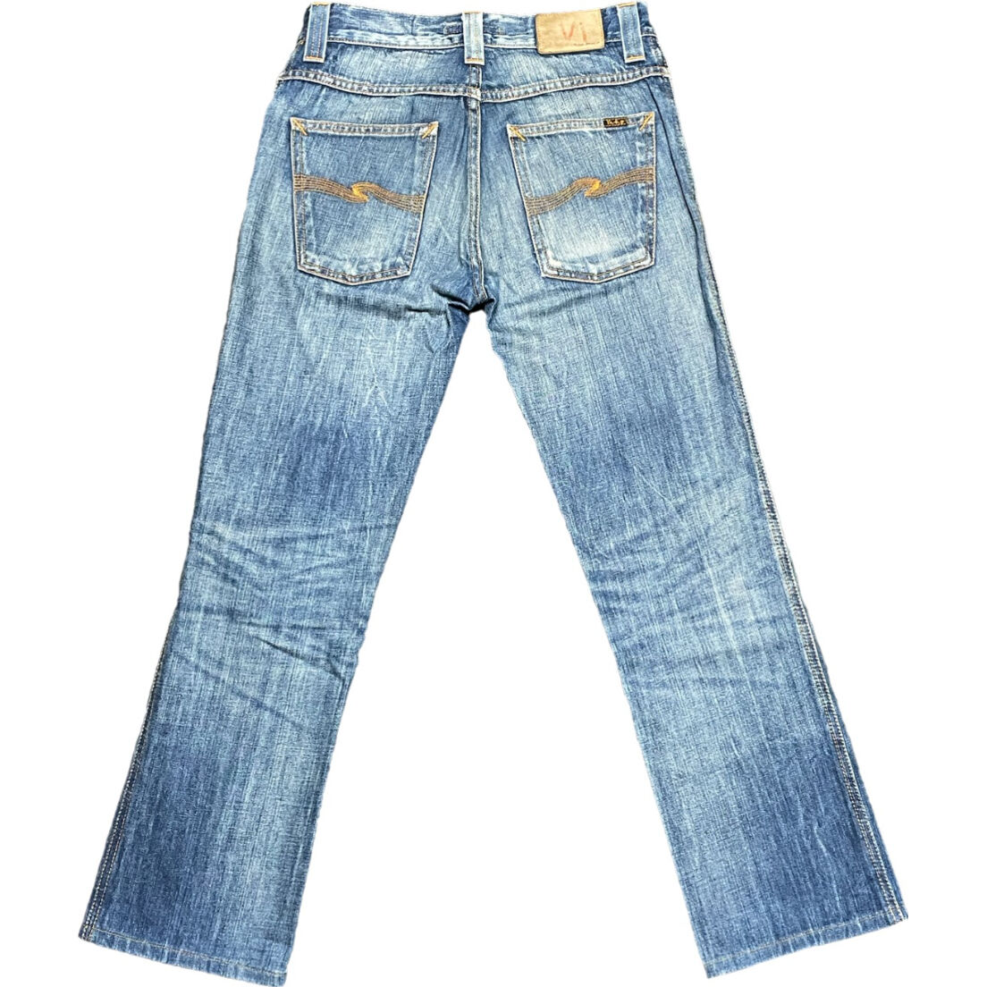MADE IN ITALY製 Nudie Jeans デニムパンツ ライトインディゴ MADE IN ITALY製 Nudie Jeans デニムパンツ ライトインディゴ