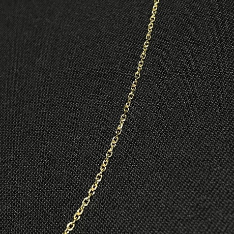 AVALANCHE 10Kイエローゴールド アズキネックレス ゴールド 幅1.5mm×45cm