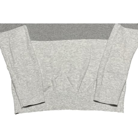 BANANA REPUBLIC クルーネックスーピマコットンセーター グレー Sサイズ