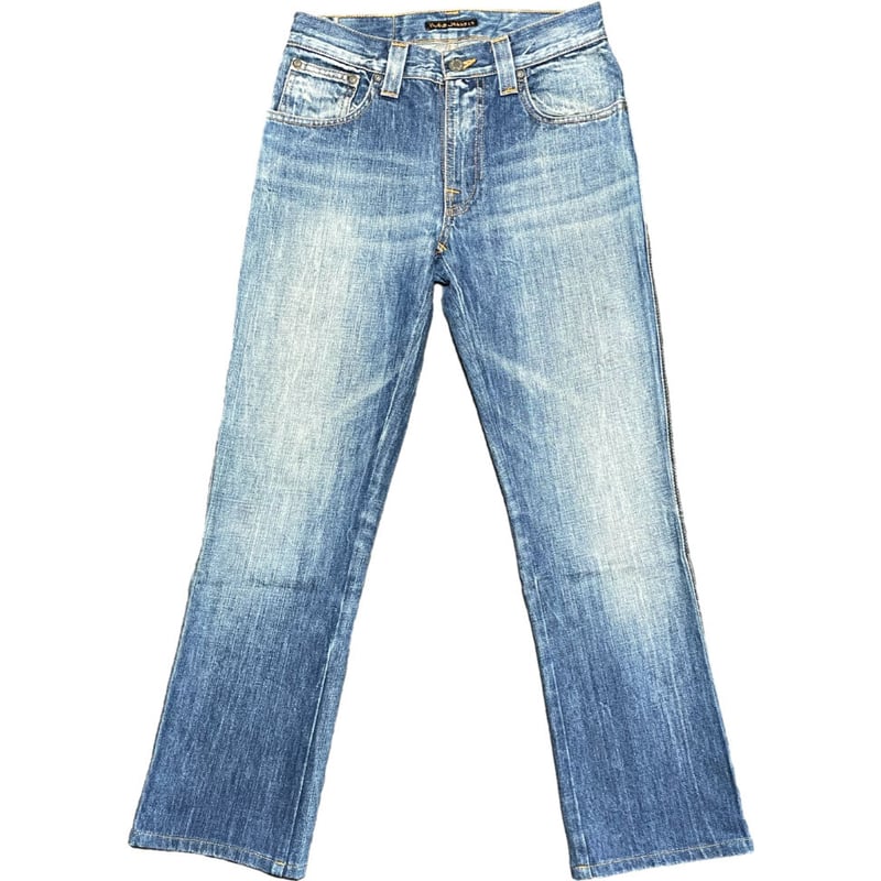 MADE IN ITALY製 Nudie Jeans デニムパンツ ライトインディゴ MADE IN ITALY製 Nudie Jeans デニムパンツ ライトインディゴ