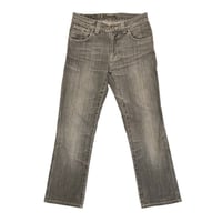 MADE IN ITALY製 nudie jeans ブラックデニムパンツ W28-L32サイズ