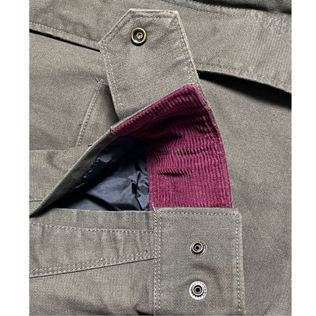 HUF M65型ミリタリージャケット カーキ Sサイズ