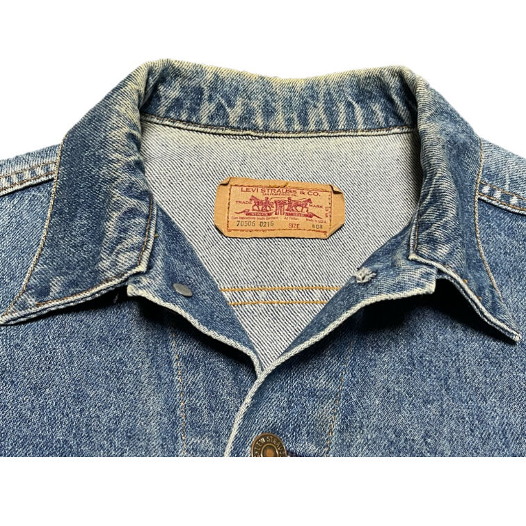 MADE IN USA製 LEVI'S デニムジャケット 70506-0216 ライト MADE IN USA製 LEVI'S デニムジャケット 70506-0216 ライト