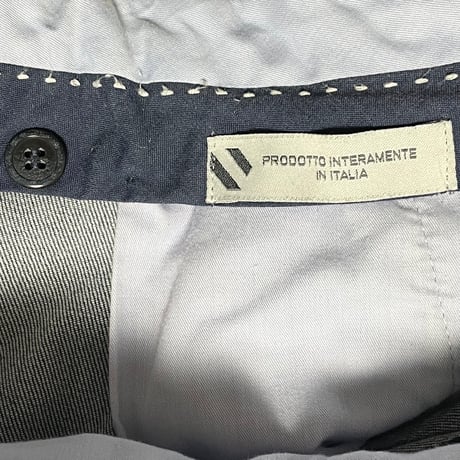 【BEAMS 取り扱い】 MADE IN ITALY製 GERMANO デニムコットンスラックス ライトインディゴ 46サイズ
