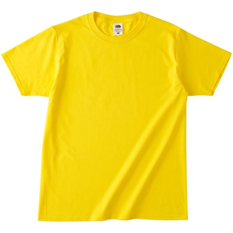 ★新品★ 4.8オンス FRUIT OF THE LOOM ベーシックTシャツ イエロー S～XLサイズ
