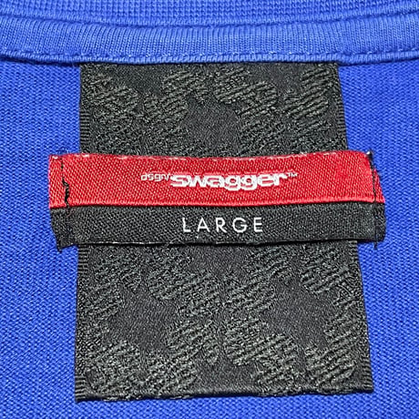 SWAGGER TKNYロゴプリント半袖Tシャツ ブルー Lサイズ