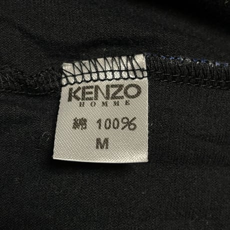 MADE IN JAPAN製 KANZO HOMME ヘンリーネックTシャツ ブラック Mサイズ