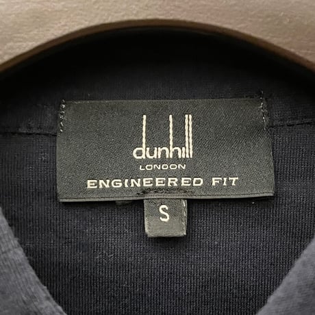 dunhill ENGINEERED FIT 半袖ニットポロシャツ ネイビー Sサイズ