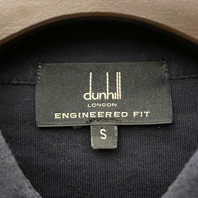 dunhill ENGINEERED FIT 半袖ニットポロシャツ ネイビー Sサイズ dunhill ENGINEERED FIT 半袖ニットポロシャツ ネイビー Sサイズ