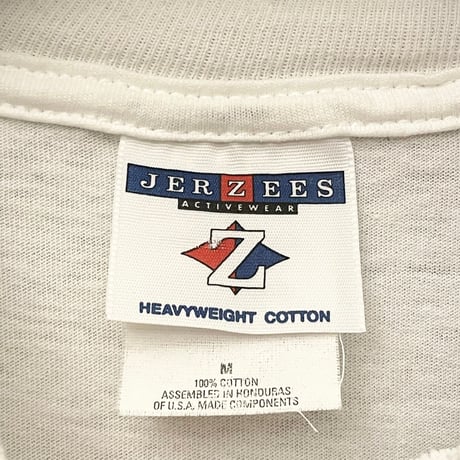 JERZEES Marina del Rey イルカプリントTシャツ ホワイト Mサイズ