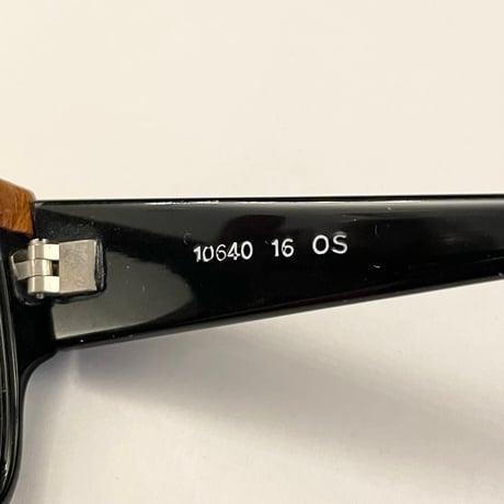 激レア HAND MADE IN FRANCE製 EMMANUELLE KHANH 80's リアルパイソンレザー仕様 レンズ無しサングラス ブラック