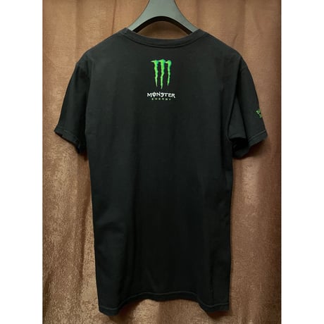 MADE IN MEXICO製 MONSTER ENERGY ロゴプリントTシャツ ブラック Sサイズ